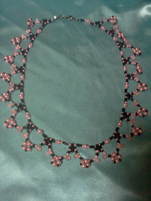 pink and black necklace 4