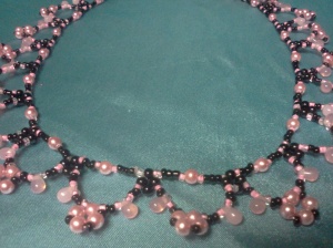 pink and black necklace 5